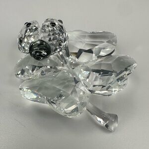 Swarovski Ladybird on Four-Leaf Clover Figurine – Retired 2016 – With Box